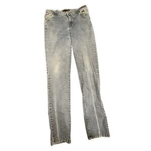 denim24/7 Women's Light Wash Straight Leg All Seasons Casual Jeans Size 14W Tall